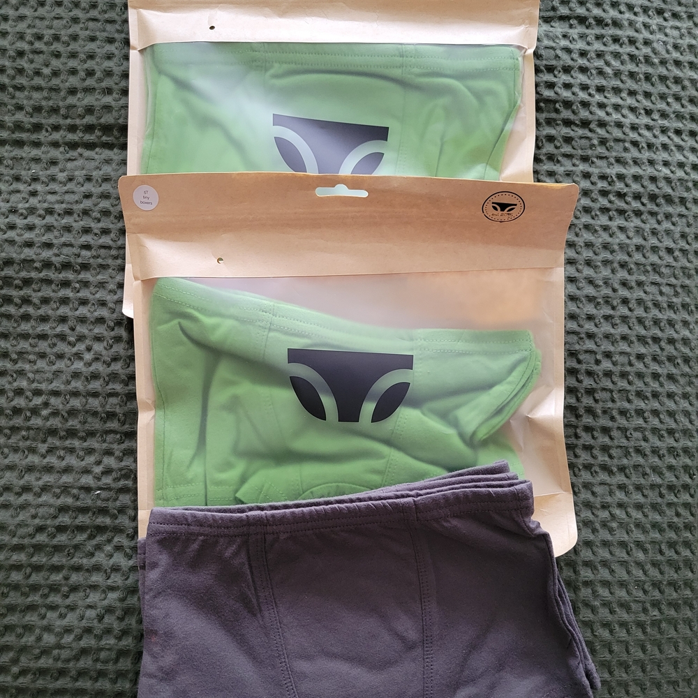 Kids Green and Gray Underwear